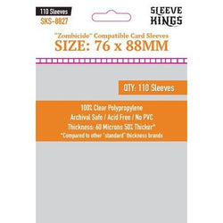 Sleeve Kings Card Sleeves - 60/100 microns thick - 55/110 per pack - board game card sleeves