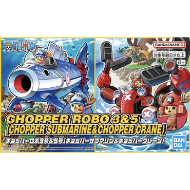 Bandai Spirits Chopper Robo No.3 & No.5 (Chopper Submarine & Chopper Crane) - Model Kits