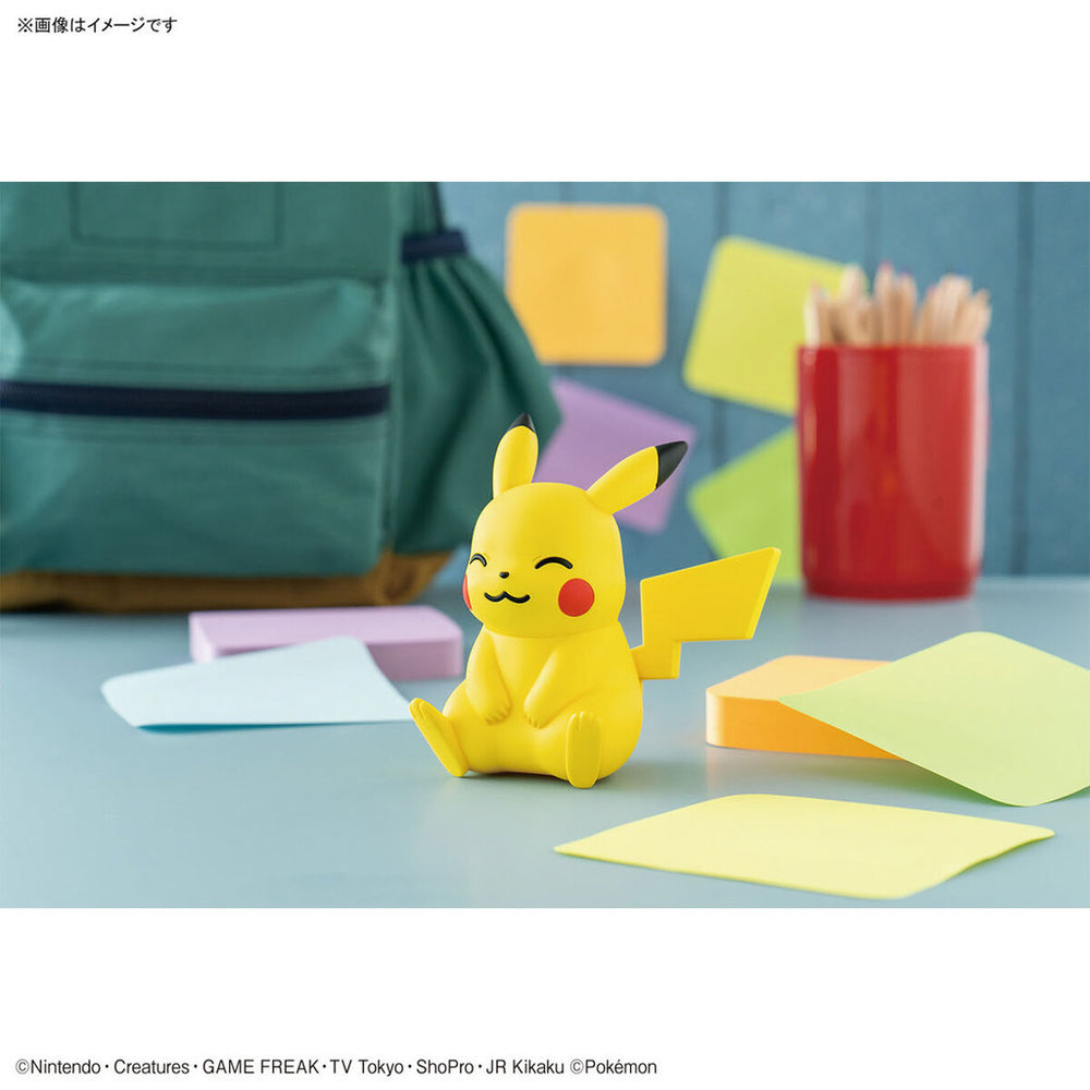 Bandai Spirits Pokemon Plastic Model Collection Quick!! No.16 Pikachu (Sitting Pose) - Model Kits