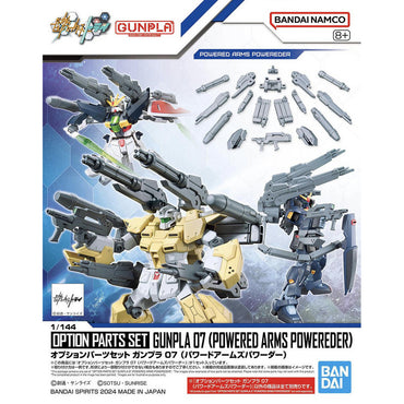 Bandai Spirits 1/144 Option Parts Set Gunpla 07 (Powered Arms Powerder) - Gundam Model Kits