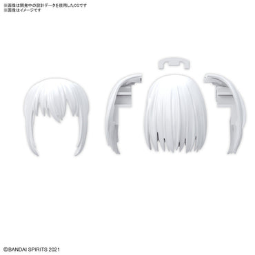 Bandai Spirits 30MS Option Hair Style Parts Vol.10 All (4 Types) Assorted Set Box - Model Kits