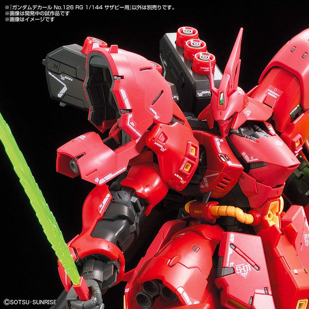 Bandai Spirits 1/144 Gundam Decal No.126 for RG Sazabi - Model Kits
