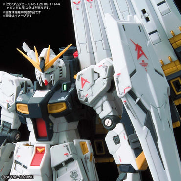 Bandai Spirits 1/144 Gundam Decal No.125 for RG Nu Gundam - Model Kits