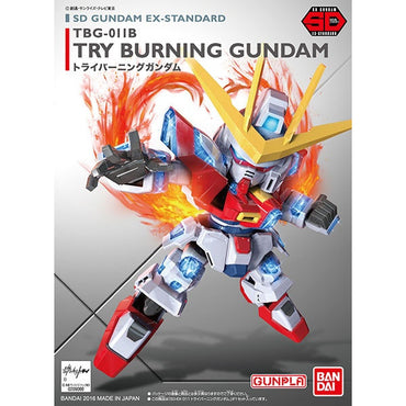 Bandai Spirits SD Gundam EX Standard Try Burning Gundam - Gundam Model Kits